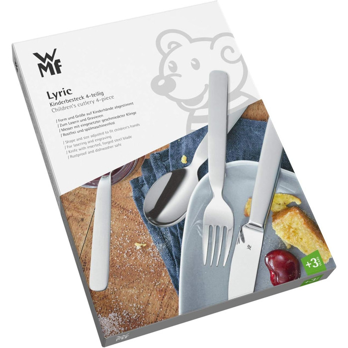 Набір дитячого столового прибору WMF First Lyric (4 шт.), нержавіюча сталь, від 3 років