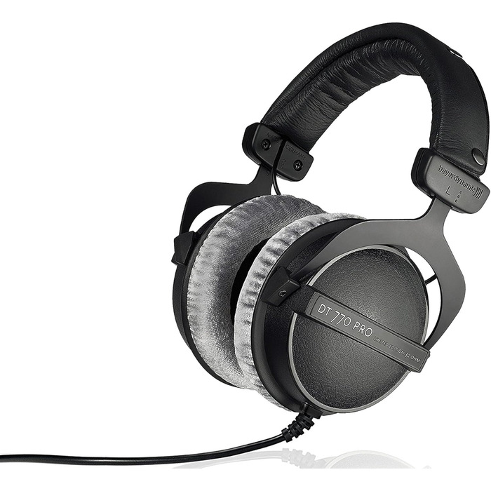 Навушники-вкладиші beyerdynamic DT 770 PRO, закриті, дротові, студійні, 32 Ом, сірі