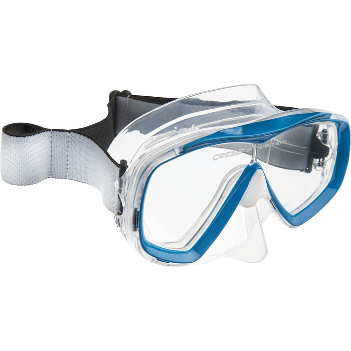 Крессі унісекс-молодіжна маска з ремінцем Estrella Jr Txle (прозора / синя)