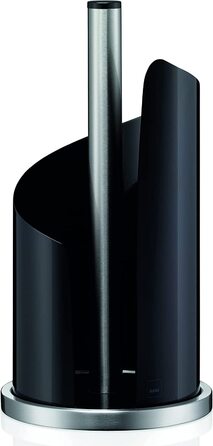 Тримач для кухонних рулонів Kela 11200, діаметр 15 см, нержавіюча сталь/ метал, Стелла, Чорний