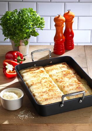 LE CREUSET Сковорода з антипригарним покриттям, 34 см, для всіх типів плит (включно з індукційними), алюміній, сірий/срібний