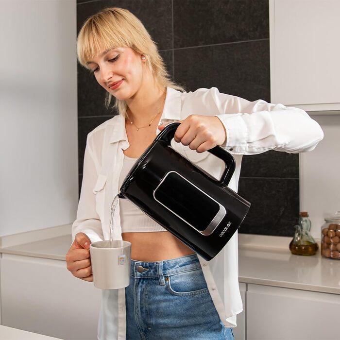 Електричний чайник Cecotec Thermosense 500 Touch: 1,7 л, 2200 Вт, нержавіюча сталь, 5 температурних режимів, сенсорне управління, поворотний на 360°, Cool Touch, автоматичне відключення, функція підтримання тепла