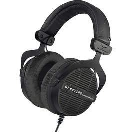 Студійні навушники-вкладиші beyerdynamic DT 990 PRO, односторонні, 80 Ом, чорні, зроблено Німеччина