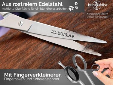 Професійні ножиці для стрижки собак / Ножиці для стрижки собак і шерсті / вигнуті ножиці для стрижки шерсті і волосся 20,32 см