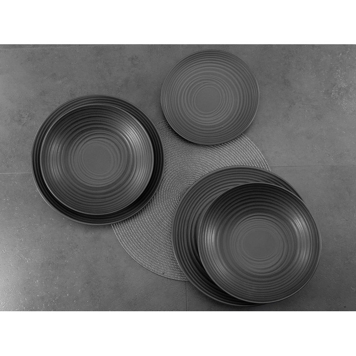 Серія LAVA STONE (ELEMENTS Collection), Набір посуду, Набір посуду 12 предметів, 23205
