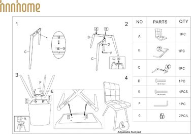 М'які стільці HNNHOME 2 шт. Cubana, чорні сталеві ніжки, жовтий оксамит, для кухні, їдальні, вітальні