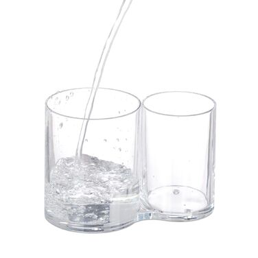 Організатор Relaxdays з подвійним акриловим відсіком