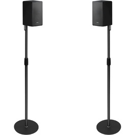 Підставка для колонок, 2 шт., сумісна з Samsung, Sony, регулюється по висоті від 73,7 до 139,7 см, для колонок до 5 кг, універсальна підставка Gekufa