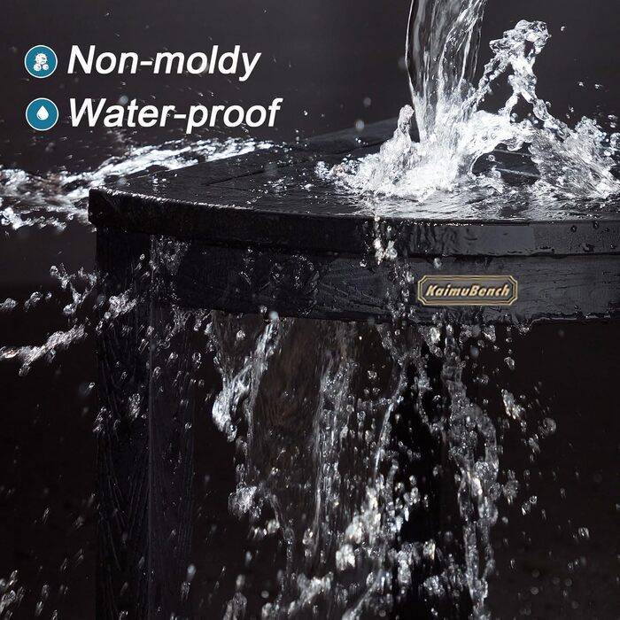 Крісло для душу Eck-Duschhocker, водонепроникне, з полівудного дерева, для ванної кімнати, стілець для душу, стілець для душу з регульованими ніжками, неслизький, білий (чорний)