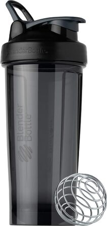 Пляшка для води BlenderBottle Pro32 Tritan з BlenderBall, чорна, ука (1 упаковка) чорна ука (1 упаковка) одинарна