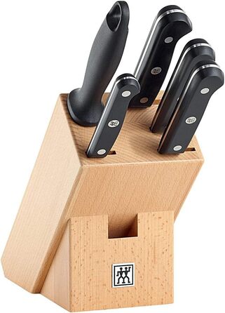 Набір ножів Zwilling Gourmet 6 предметів, нержавіюча сталь, срібно-чорний, 38 x 28 x 28 см
