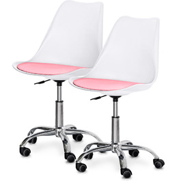 Комплект (2шт) крісло Evo-Kids Capri White / Pink (арт H-231 W/PN-Х2)