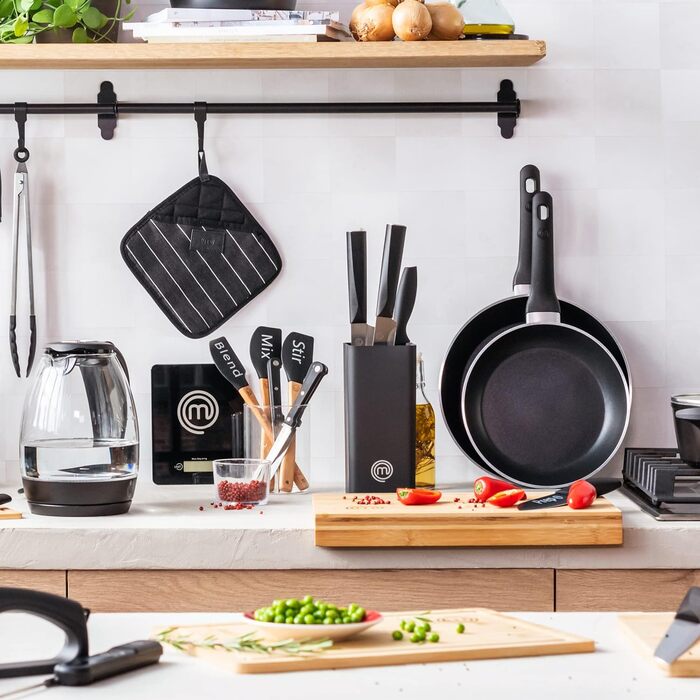 Набір кухонних ножів Masterchef 5 шт. з нержавіючої сталі, професійний, з японським дизайном