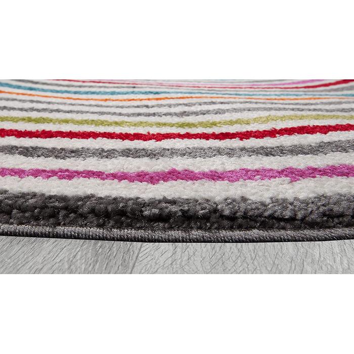 Сучасний дитячий килим з м'яким ворсом, не вимагає особливого догляду, не залишає плям, яскравих кольорів, барвистий, 80 х 80  см