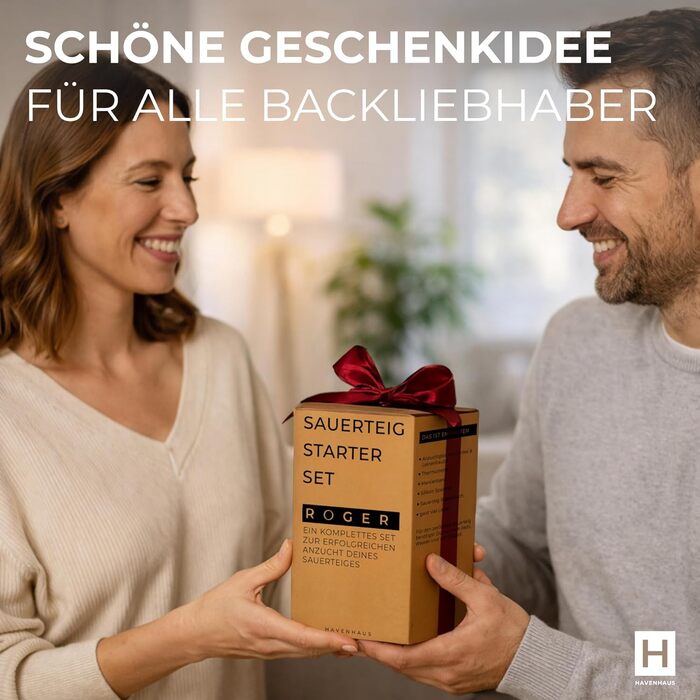 Набір для випічки хліба з закваскою: круглий гнідець, аксесуари для закваски та датський вінчик | Набір для початківців