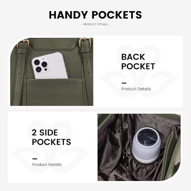 Сумка для ноутбука LOVEVOOK 15.6 дюймів, велика містка, на плечі/через тіло, канвас, для жінок, офіс, ділові поїздки, школа