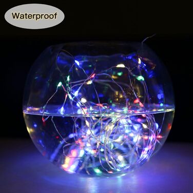 EASTERNSTAR Гірлянда світлодіодна мідний дріт 20м, 200 LED, EU штекер, 8 режимів, вологостійка, для декорування саду, дому, вечірок, святкування Різдва, тепле біле світло