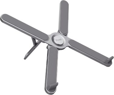 Підставка для ноутбука Trust Zeff, регульована висота, 16 дюймів, складна, чорна