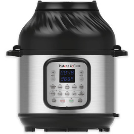 Instant Pot Duo Crisp 5.7L – мультикухня 11-в-1: мультиварка, фритюрниця, скороварка, пароварка, гриль, су-від