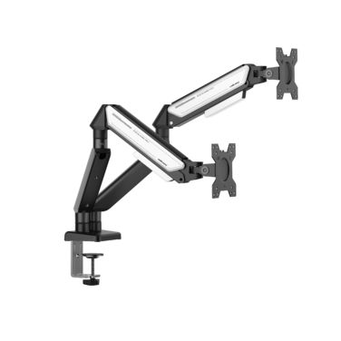 Настільне кріплення для монітора Anda Seat Stealth II Duo 17’’-32’’ Black & White