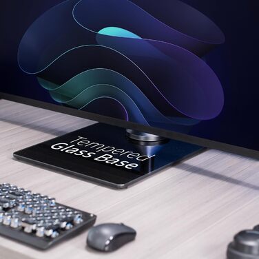 Підставка для монітора VIVO STAND-V202L на 2 екрани, вертикальна, для широких моніторів, регульована, до 49