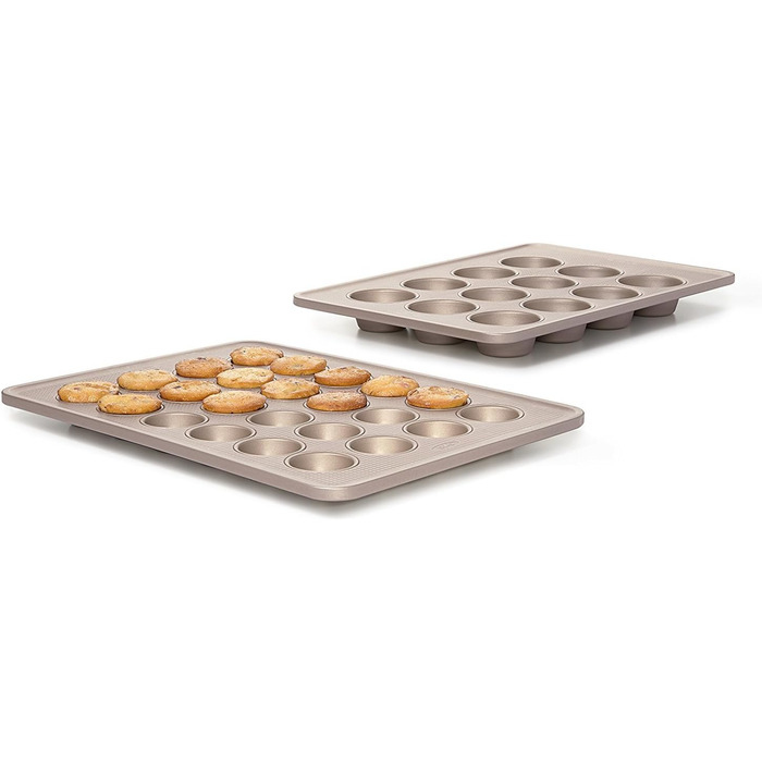 Форма для випічки OXO Good Grips Half Sheet Pan 13' x 18' металева (міні-кекси, 24 форми)