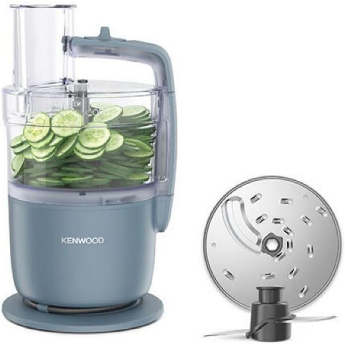 Кухонний комбайн Kenwood MultiPro Go FDP22.130GY, 650 Вт, 1.3 л, Компактний, Багатофункціональний, Синій/Сірий