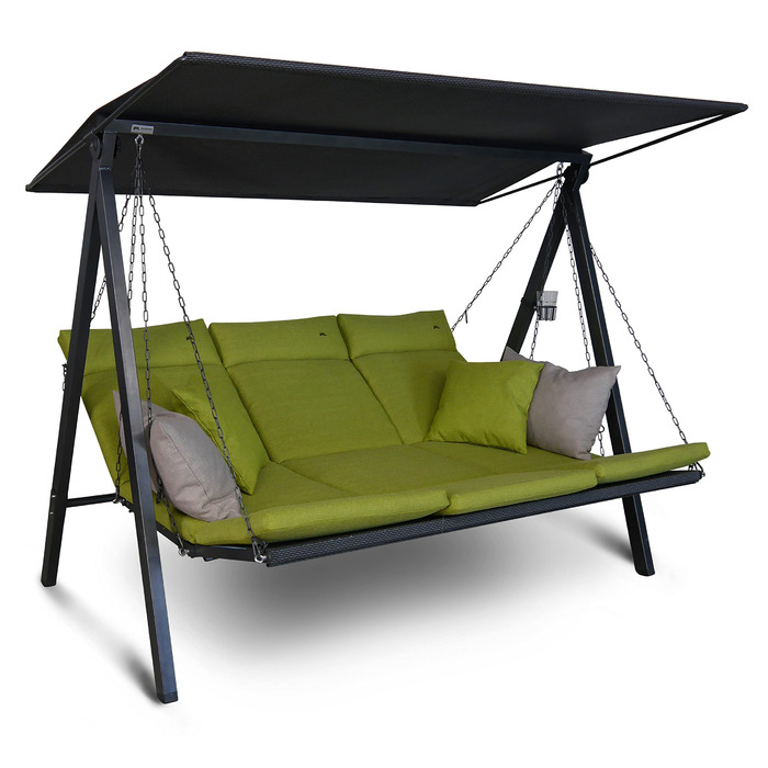 Гойдалка Анґерер Голлівуд Лаунж Смарт – для сидіння, відпочинку та сну, з функцією ліжка, Made in Germany, преміум-якість