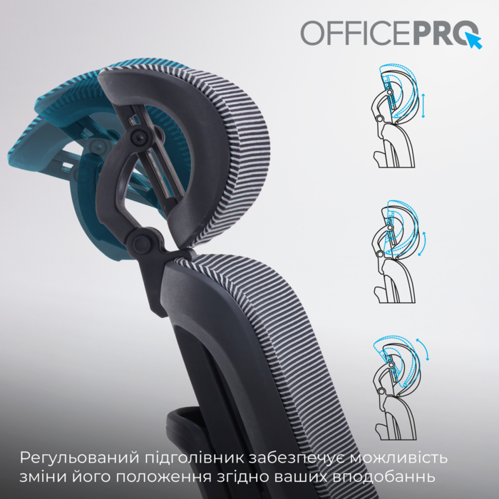Крісло офісне OfficePro Skyline OC750-B-DG-DG