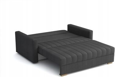 Диван-ліжко Zanzibar I 3-місний м'ятного кольору 153 см з ящиком для білизни та функцією сну | Диван з функцією ліжка