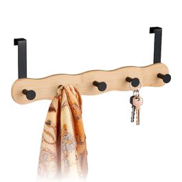 Настінна вішалка Relaxdays з 5 гачками