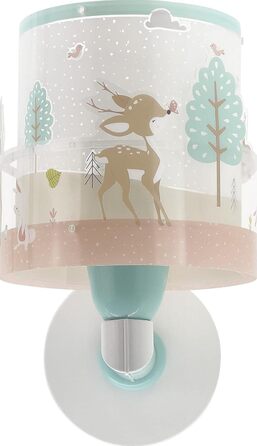 Дитячий настінний світильник Dalber Хмари Loving Deer Pink, 61279, E27