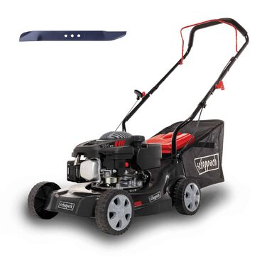 Бензиновий газонокосарка Scheppach MP132-40 - 3.3 PS, ширина косіння 40 см, регулювання висоти стрижки, кошик 35 л