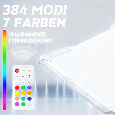 LED ігровий стіл YRHome з RGB-підсвічуванням, пультом дистанційного керування, тримачем для навушників та підставкою для напоїв. Білий, 120x60x75 см