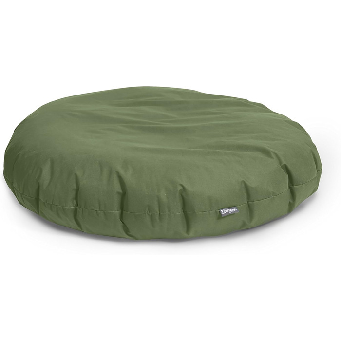 В 1 з наповнювачем Seat Cushion Curd Shape Floor Cushion Крісло BeanBag (діаметр 125 см, хакі), 2