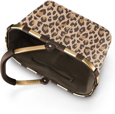 Сумка-шопер Reisenthel Carry Bag Frame Leo Macchiato – містка та стильна з внутрішньою кишенею