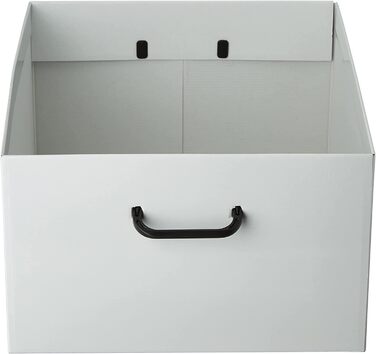 Картонні коробки для зберігання кенгуру, картонні подарункові коробки з кришками 40X50X25 см білий білий великий , 2 шт. (1 упаковка )