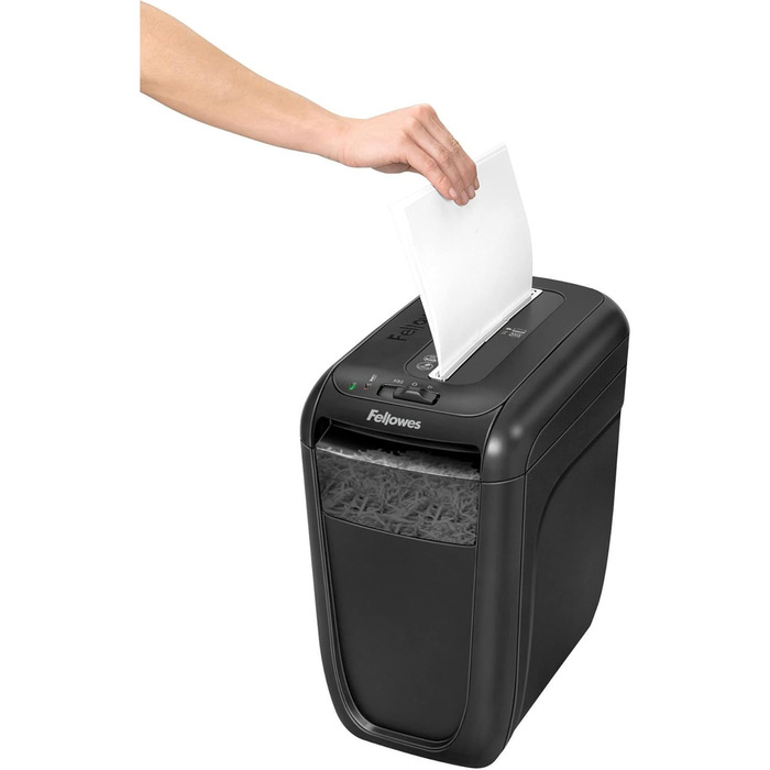 Шредер Powershred 60Cs: легкий, перехресне різання, 10 аркушів