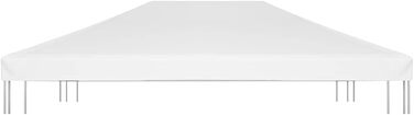 Дах альтанки Водонепроникна альтанка Marquee Садовий намет Дах Брезент Заміна даху Заміна даху Брезентова альтанка Брезент 270 г/м 4x3 м (4 x 3 м, білий)