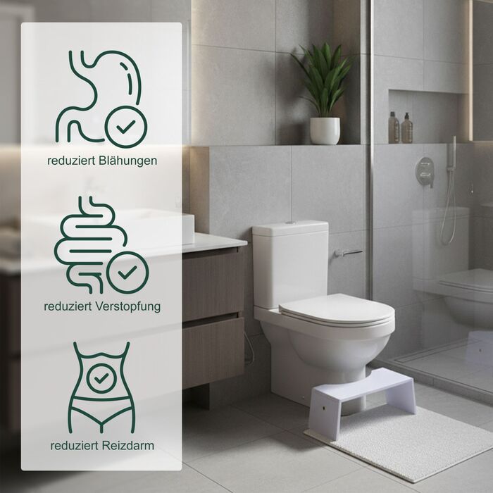 Складаний табурет для туалету Relaxdays з бамбука