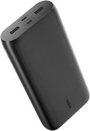 Портовий повербанк 26K, USB-C/A, швидка зарядка, портативний для iPhone, iPad, Galaxy, Pixel, 4-