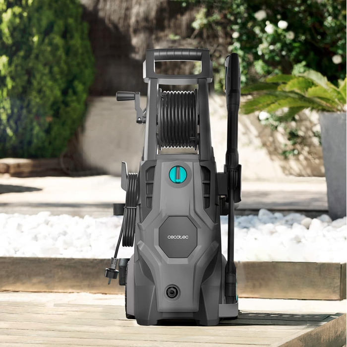 Мийка високого тиску Cecotec HydroBoost 2400 AdvanceCleany 2400 Вт для дому, саду та авто, 180 бар, алюмінієвий насос, 480 л/год + насадки