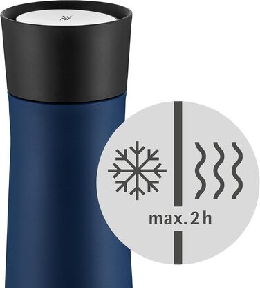 Термокружка WMF Impulse, 350 мл, з автоматичним клапаном, 360° отвір, зберігає напої гарячими до 8 годин/холодними до 12 годин, колір Green