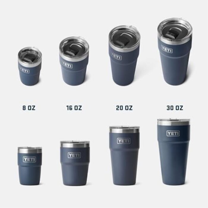 Термос YETI Rambler 16 oz (473 мл) з кришкою MagSlider, колір Moon Dust