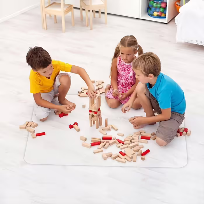 Прозора захисна підкладка під крісло Floordirekt PRO для твердих підлог, 75×120 см