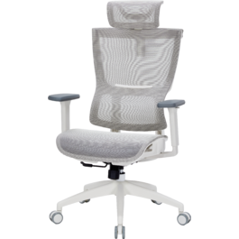 Крісло офісне OfficePro Elegant OC660-W-LG-LG