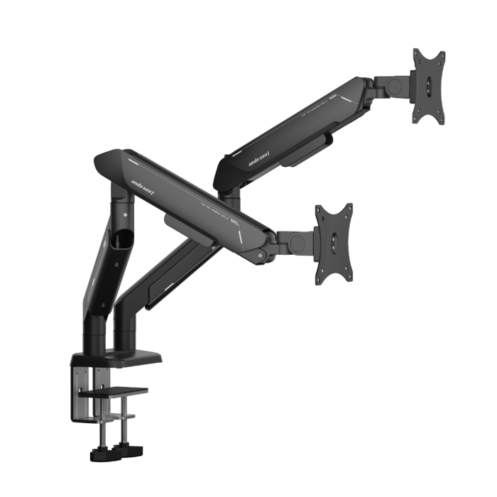 Настільне кріплення для двох моніторів Anda Seat Stealth PRO II Duo 17’’-42’’ Black