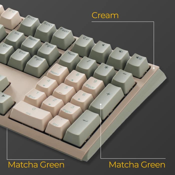 Механічна клавіатура Ducky One 3 Cherry MX Brown Matcha Cream UA