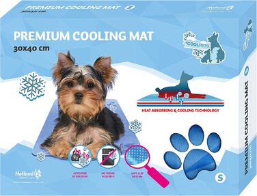 Охолоджуючий килимок преміум-класу COOLPETS-підходить для собак-нековзний-охолоджуючий килимок для вашого вихованця-30x40 см-з