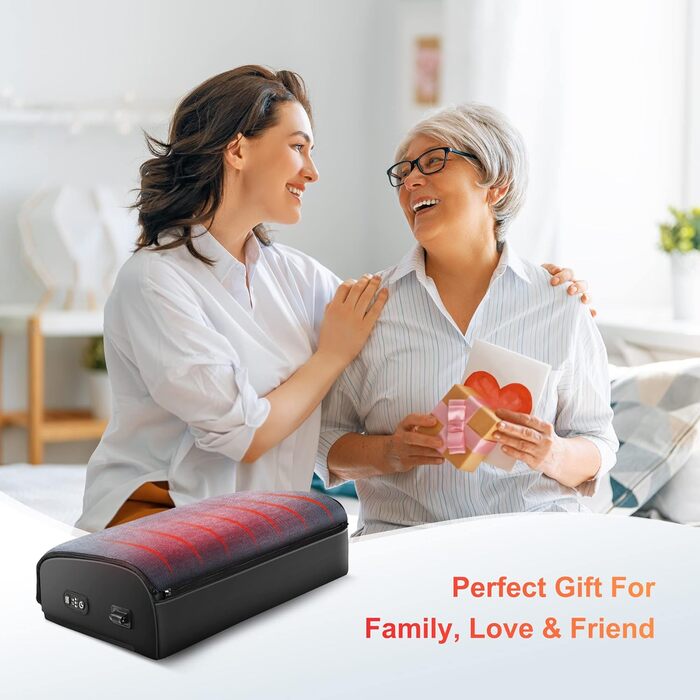 Підставка під ноги Comfier для столу, 2 режими температури (до 60°C), ергономічна підставка під ноги для офісу/дому, 2 регульовані висоти, 44x13x28 см